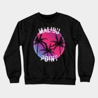 Malibu Point Beach Crewneck Sweatshirt